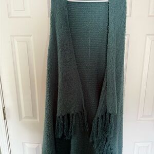 Francesca's Collections Teal Women's Poncho
